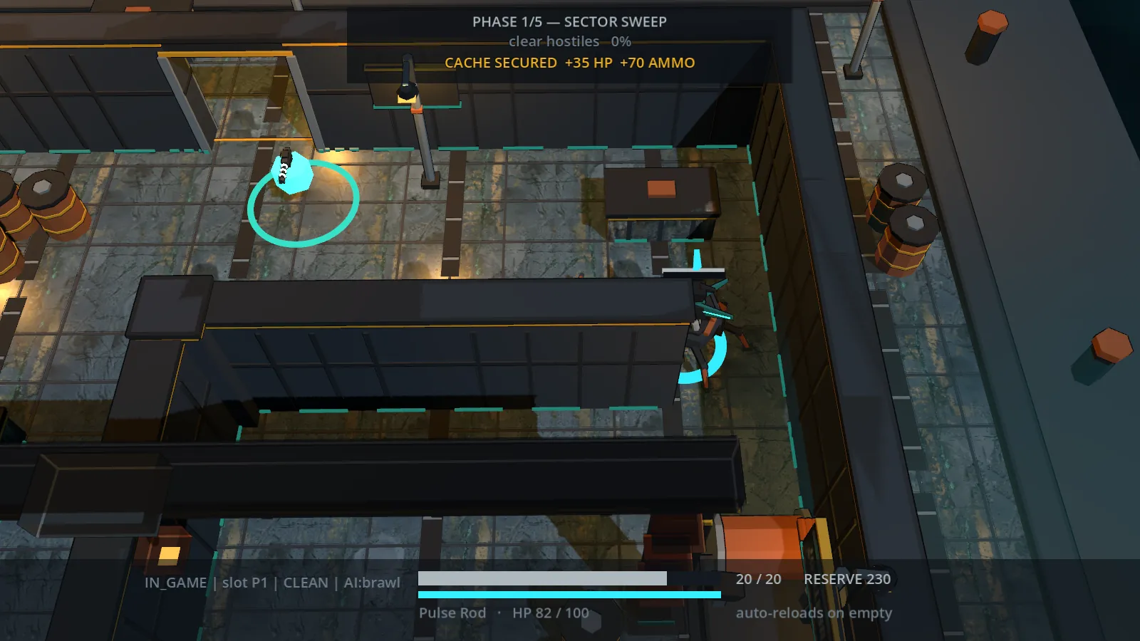 Halflight Harbor M3 sector sweep